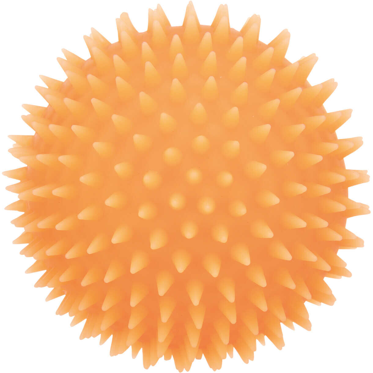 Trixie Hundespielzeug Neon Vinyl Igelball mit Sound - ø 10 cm