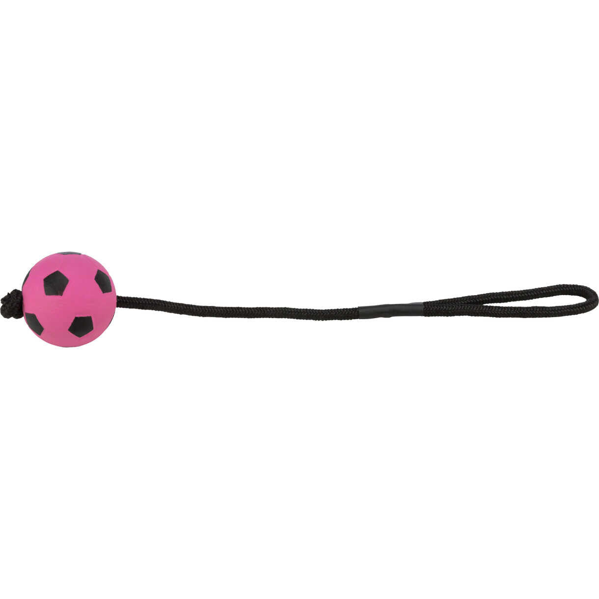 Trixie Hundespielzeug Neon Ball auf Seil ø6 cm 30 cm diverse Farben