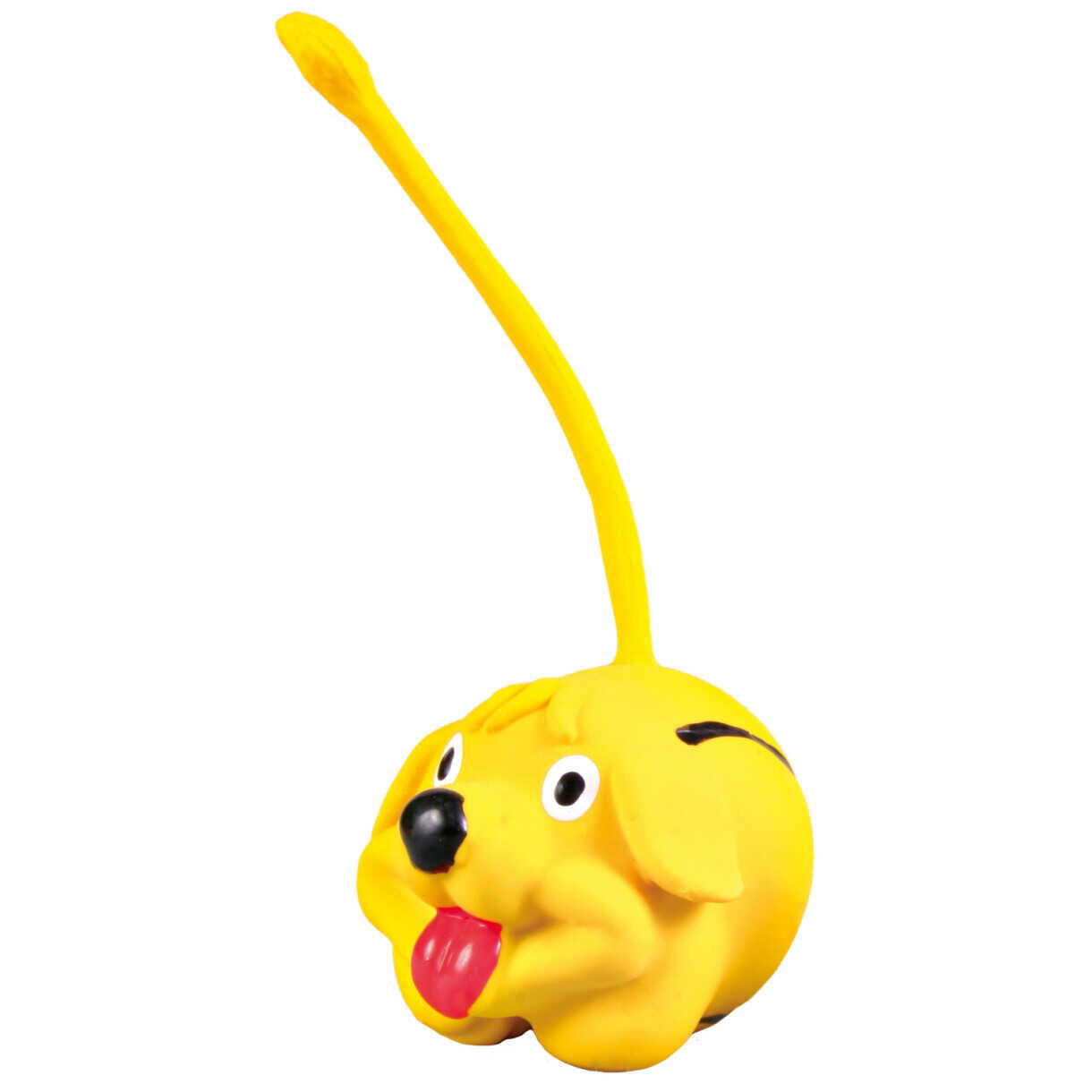 Trixie Dog Toy Tierball mit Schwanz aus Latex mit Sound - ø6 cm - diverse Farben