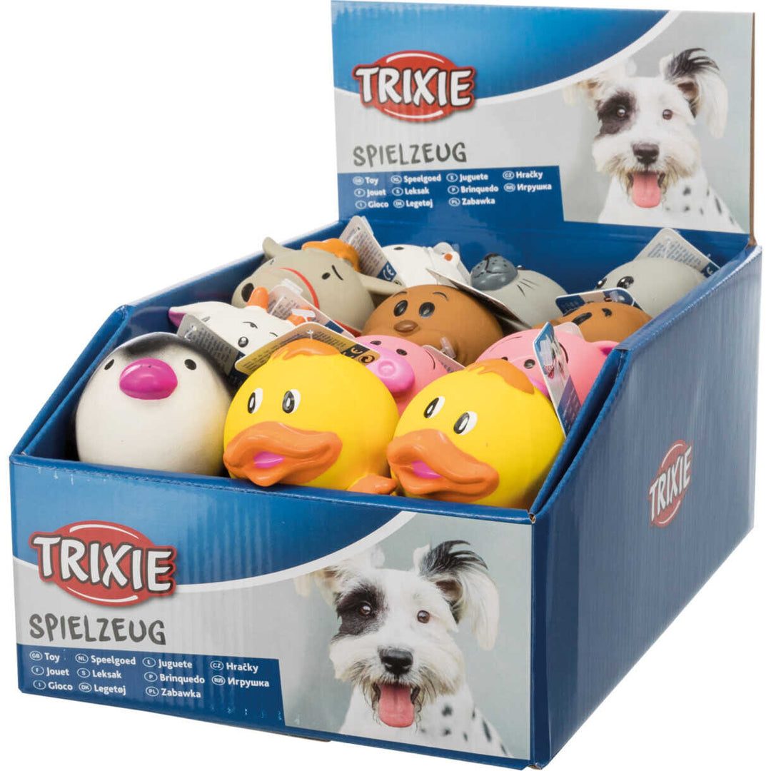 Trixie Hundespielzeug Ball Animal Latex ø6 cm - diverse Farben