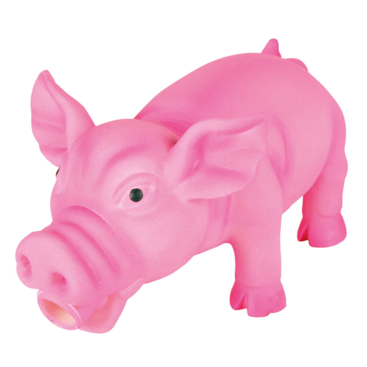 Trixie Hundespielzeug Schwein aus Latex mit original Tiergeräuschen - diverse Farben