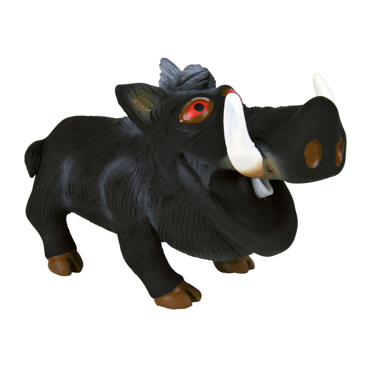 Trixie Hundespielzeug Latex Wildschwein mit original Tiergeräuschen - 18 cm