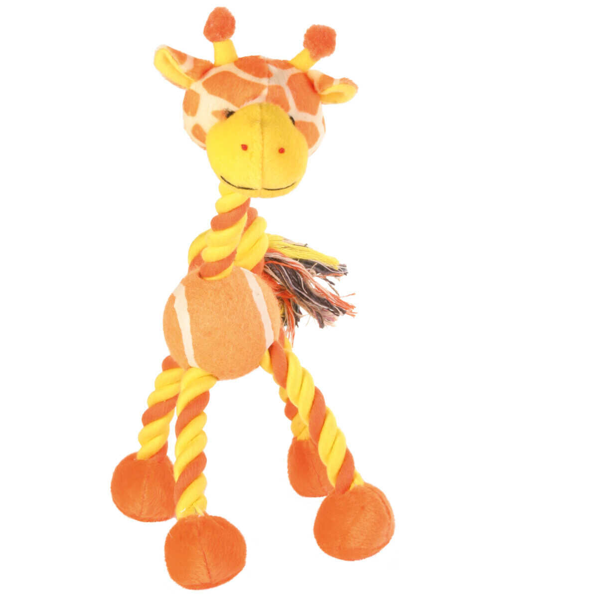 Trixie Hundespielzeug Seilspielzeug mit Tennisball 28 cm - diverse Farben