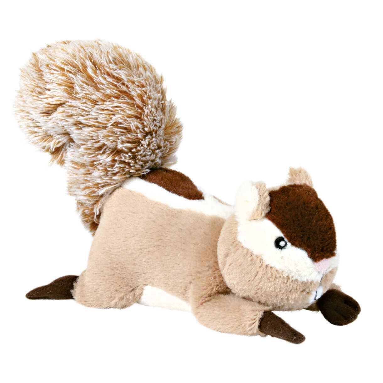 Trixie Plüsch Eichhörnchen Hundespielzeug mit Sound 24 cm