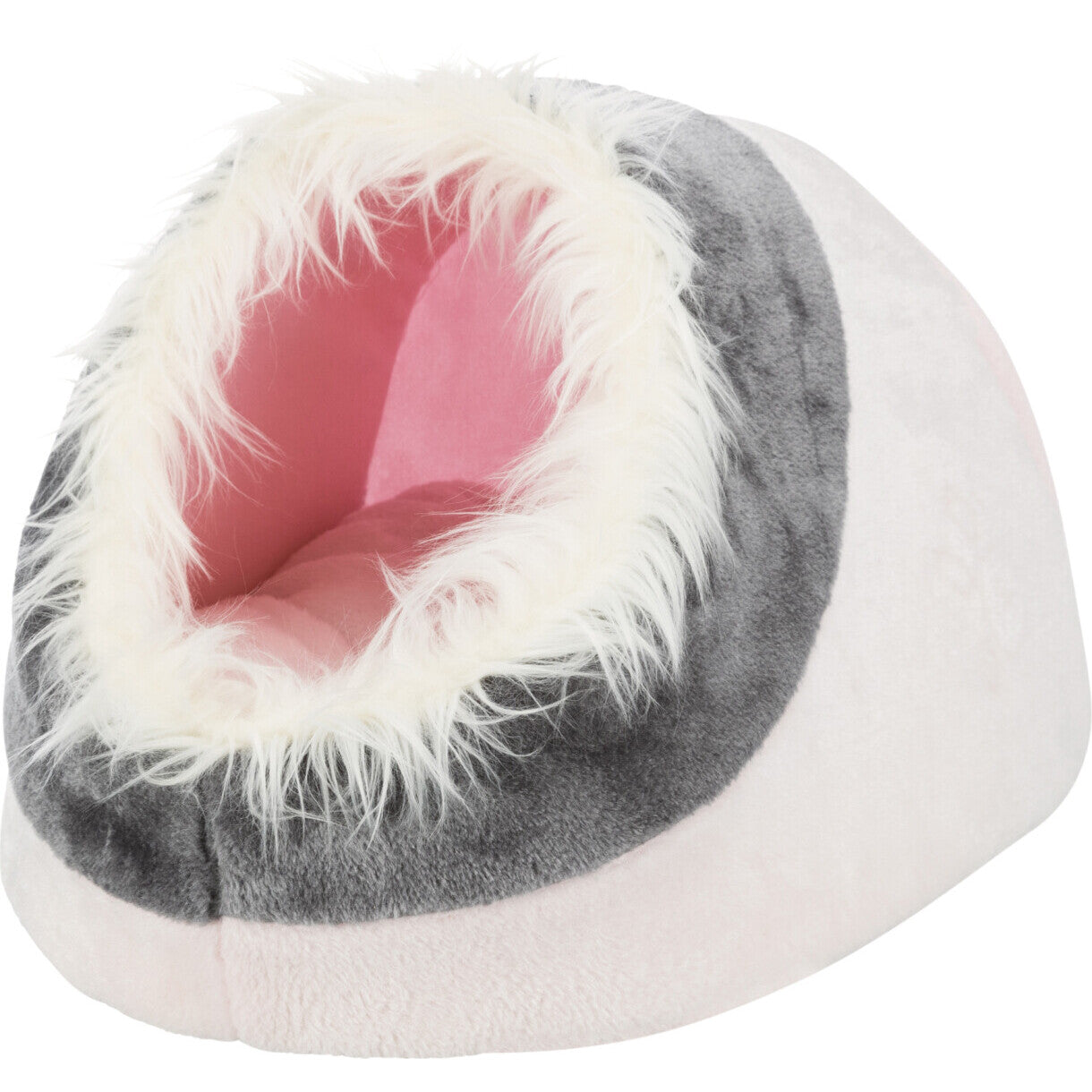 Trixie Minou Hunde- und Katzenhöhle 35x41x26 cm - grau/rosa