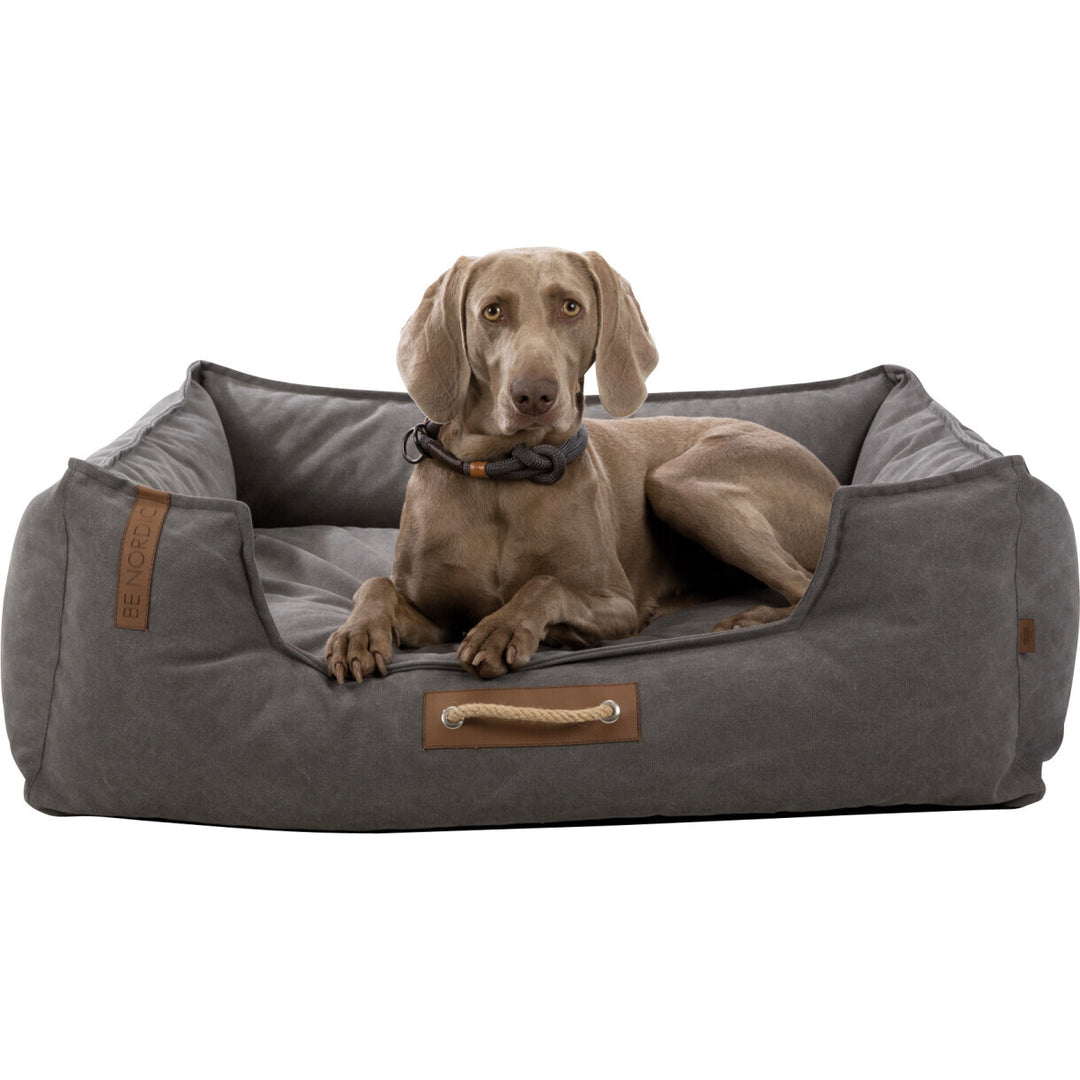 Trixie BE NORDIC Föhr quadratisches Hundebett aus Segeltuch