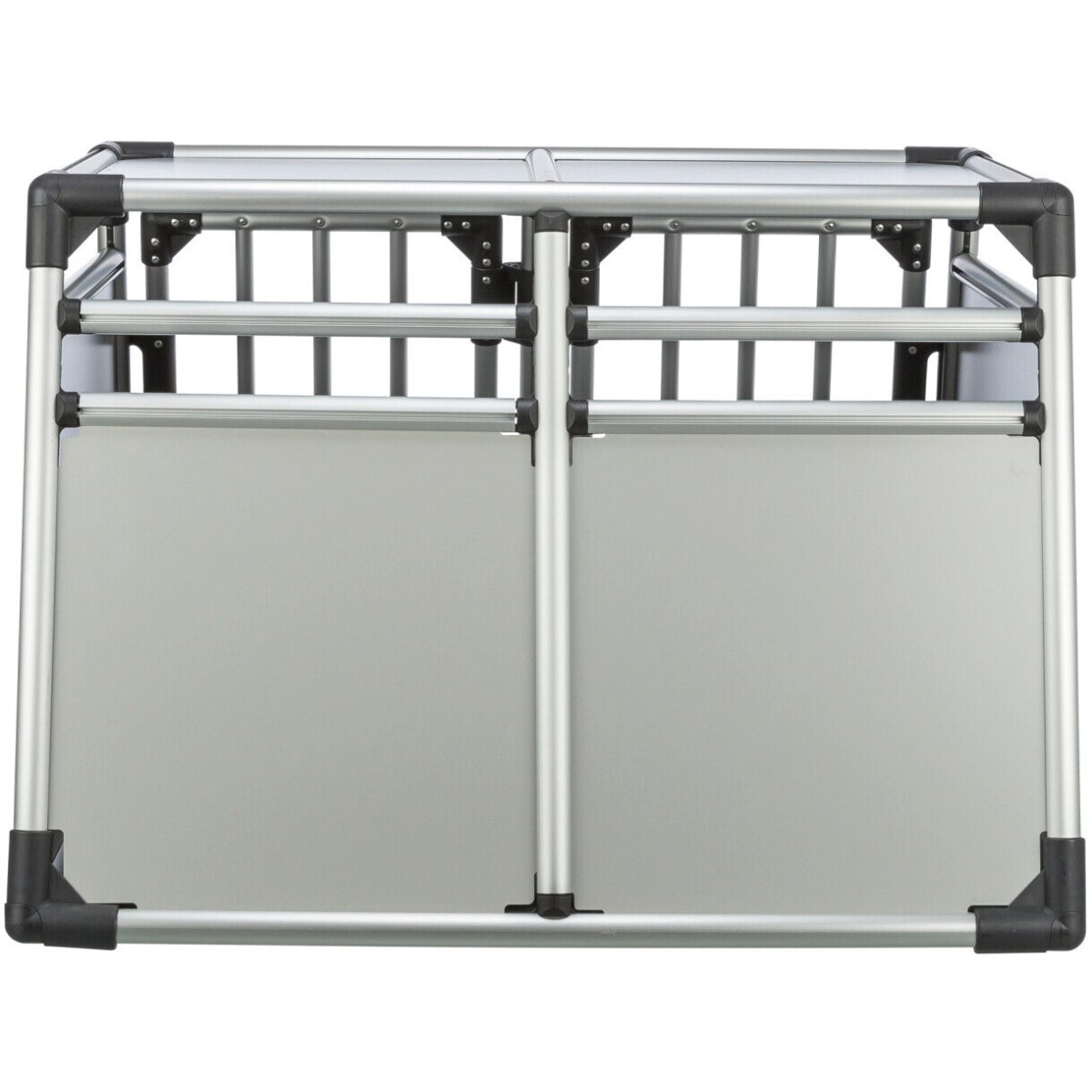Trixie Doppeltransportboxen für Hunde - Aluminium 93 x 88 x 64 cm - MegaPetShop