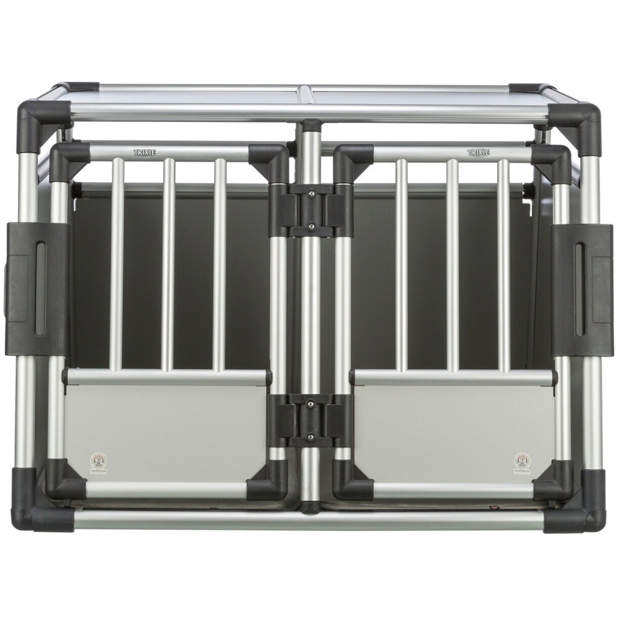 Trixie Doppeltransportboxen für Hunde - Aluminium 93 x 88 x 64 cm - MegaPetShop
