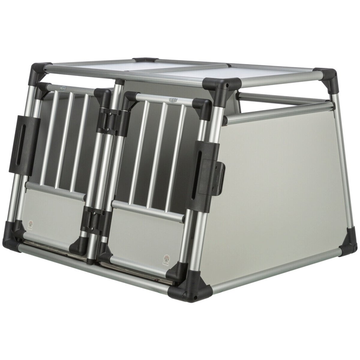 Trixie Doppeltransportboxen für Hunde - Aluminium 93 x 88 x 64 cm - MegaPetShop