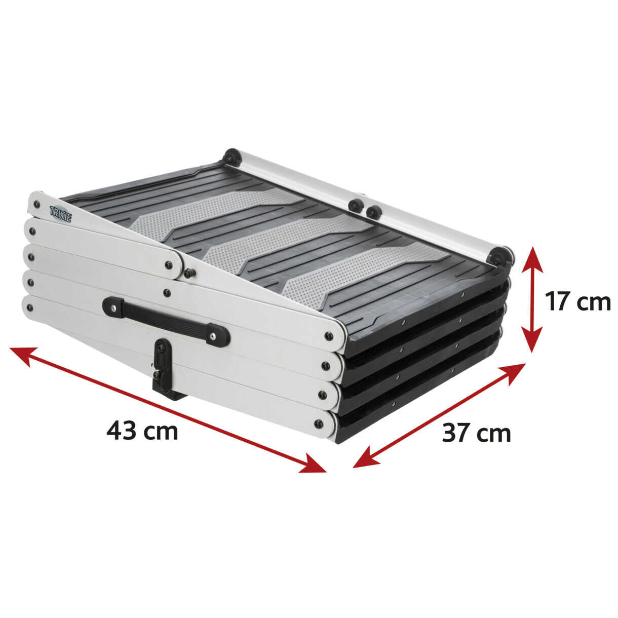 Trixie 4-Stufen-Klapptritt aus Aluminium und Kunststoff