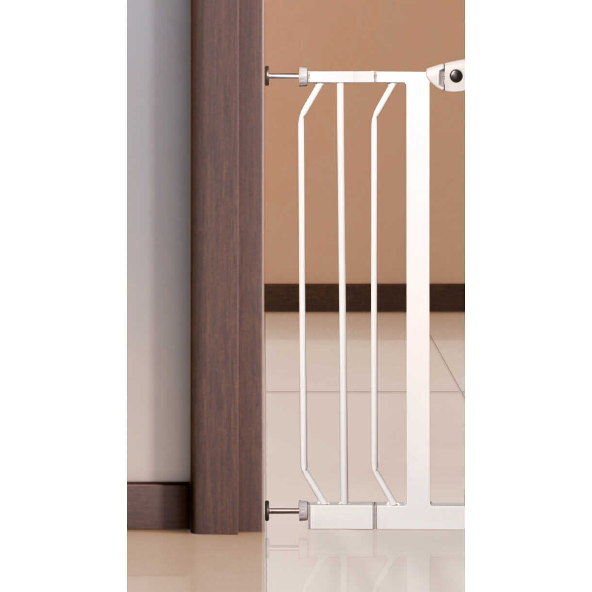 Trixie Extra Element 10 x 76 cm für Hunde-Absperrgitter aus Metall 75-85 x 76 cm weiß