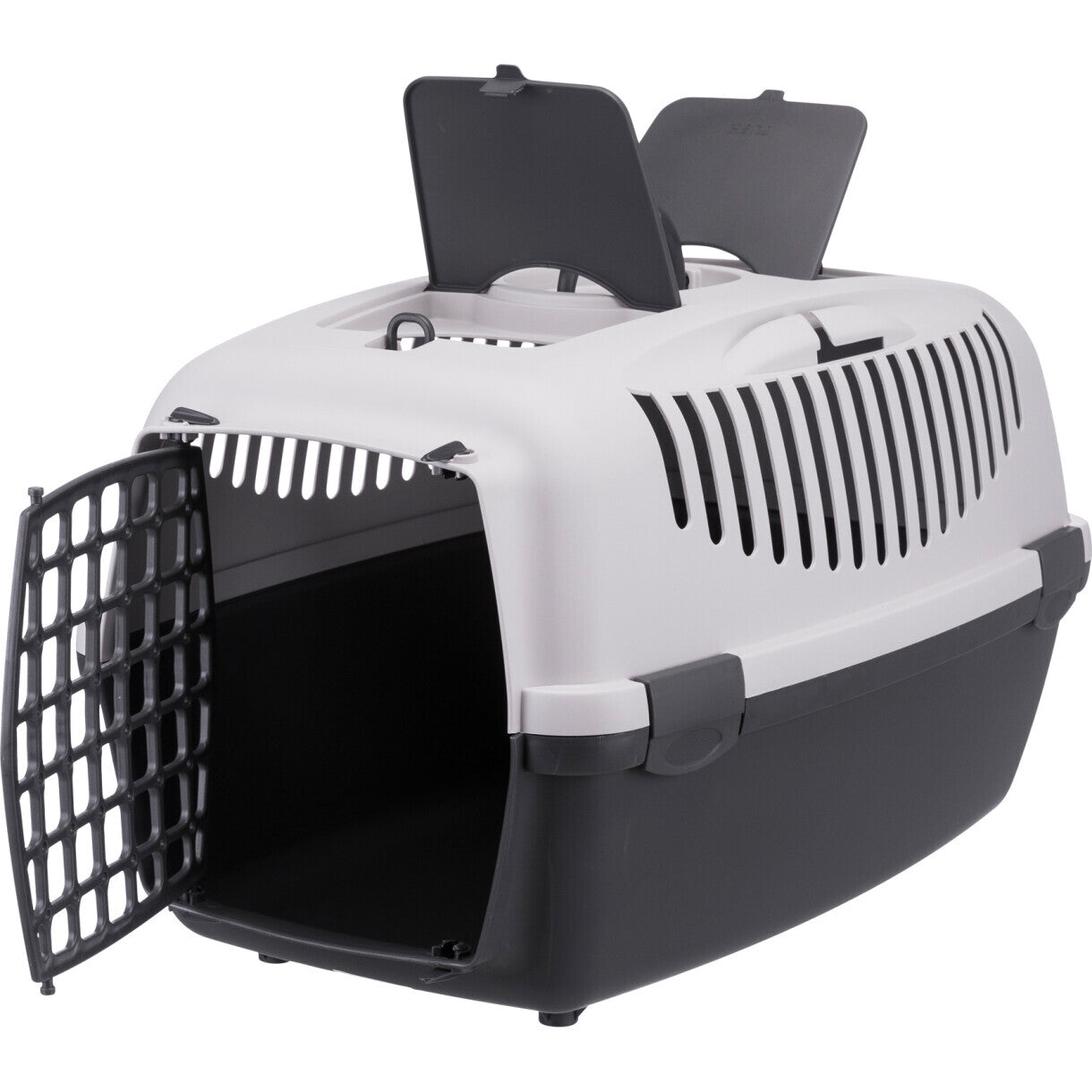 Trixie Hunde- und Katzentrage Capri 3 - 61x40x38 cm (bis 12 kg) - grau