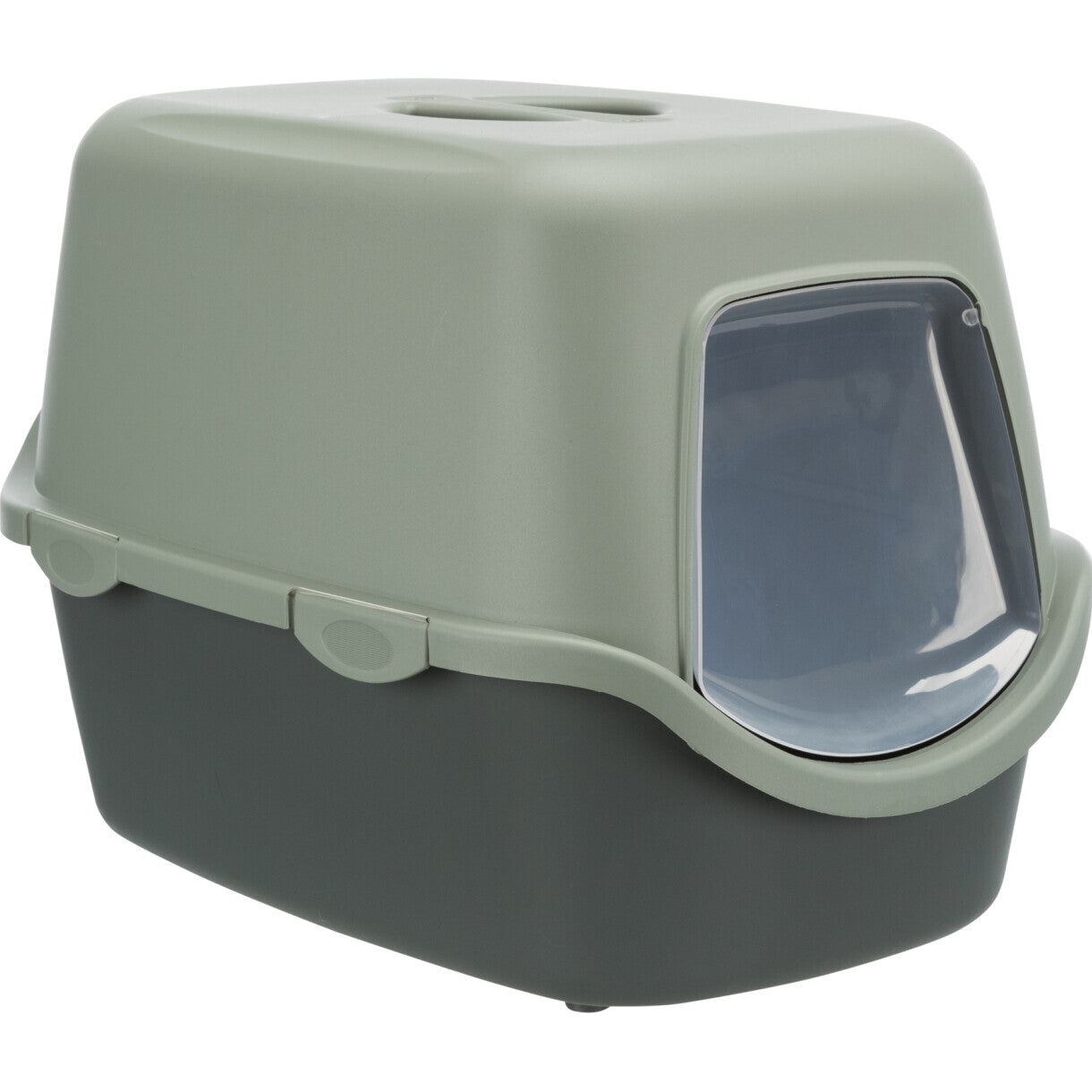 Trixie Be Eco Katzentoilette Vico 40 x 40 x 56 cm grau - grün