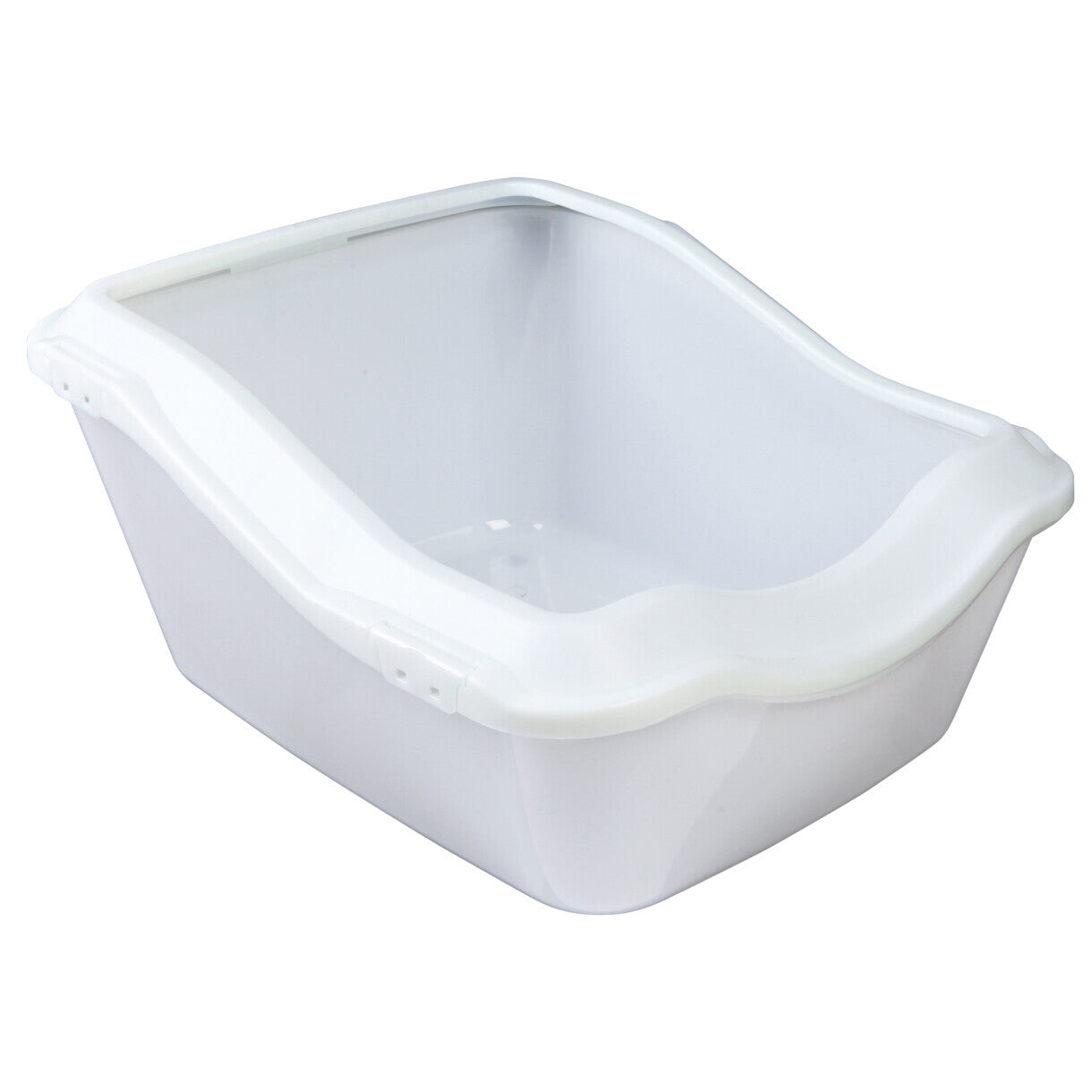 Trixie Cleany Katzentoilette mit Gurt 45 x 21 x 54 cm - weiß