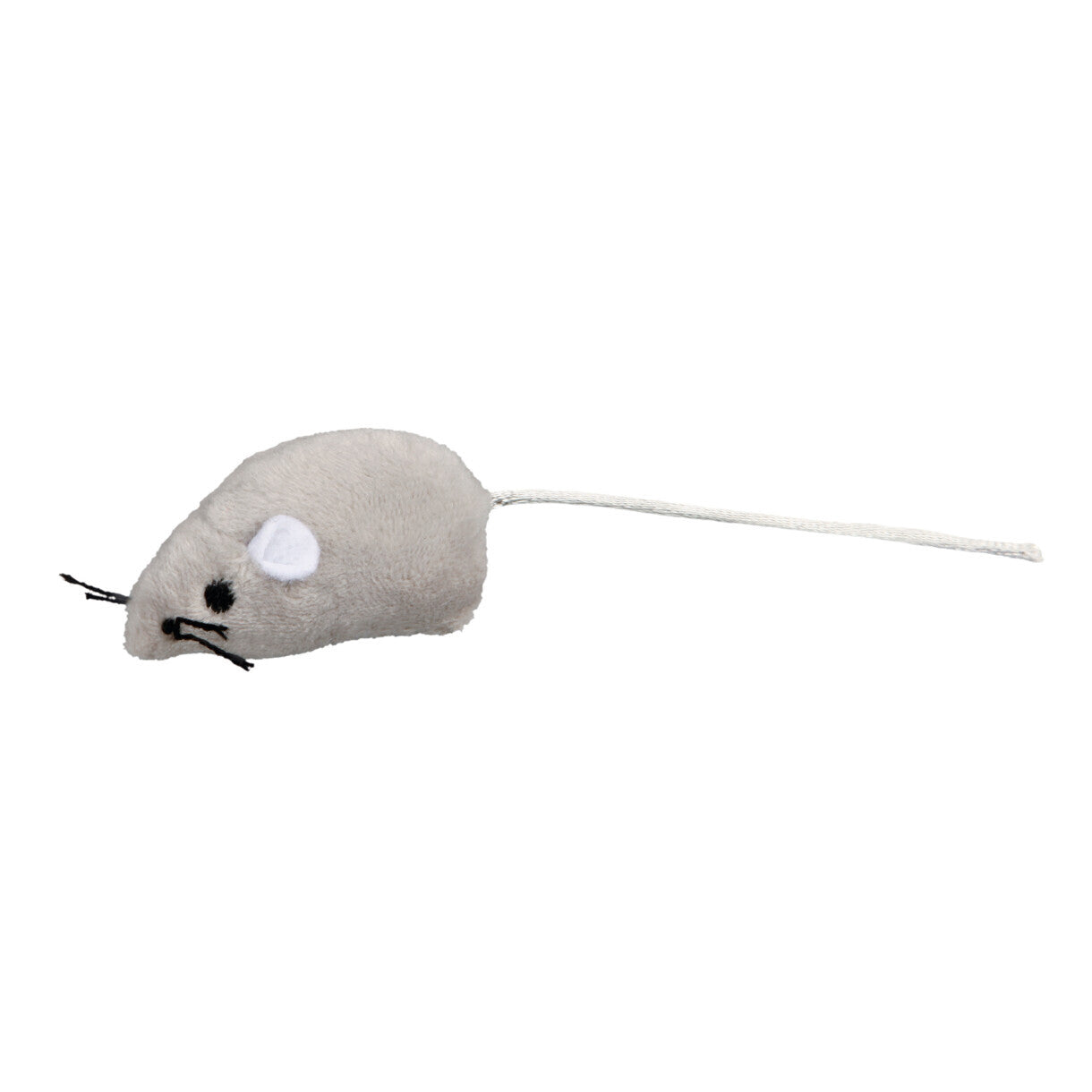 Trixie Katzenspielzeug Plüschmaus 5cm grau