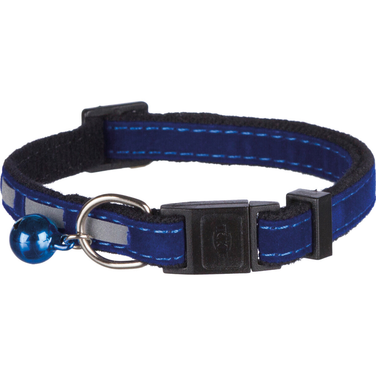 Trixie Velours Halsband mit Reflexen diverse Farben