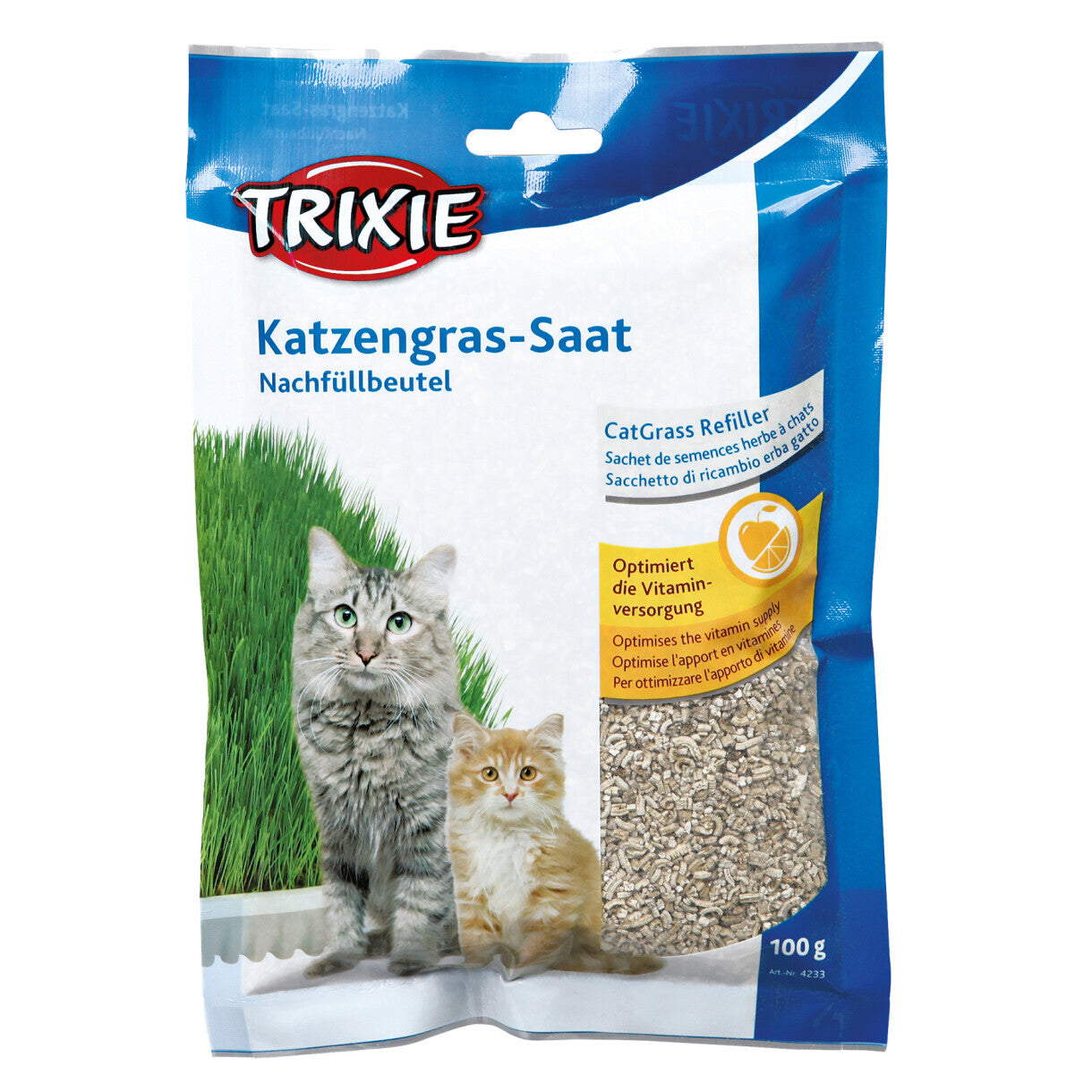 Trixie Bio Katzengras Nachfüllpackung 100g