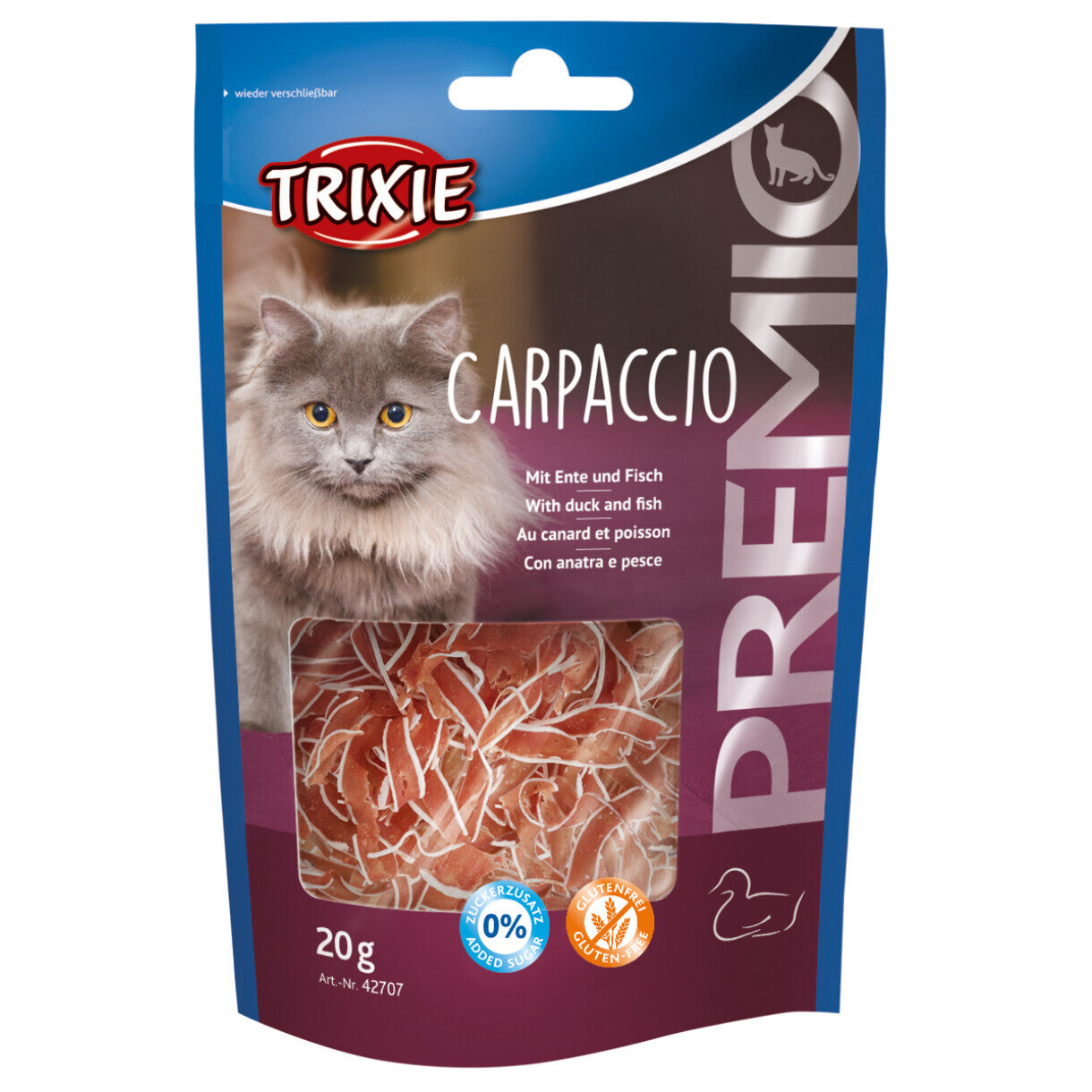 Trixie Katzensnack mit Ente und Fisch 20 g - gluten- und zuckerfrei
