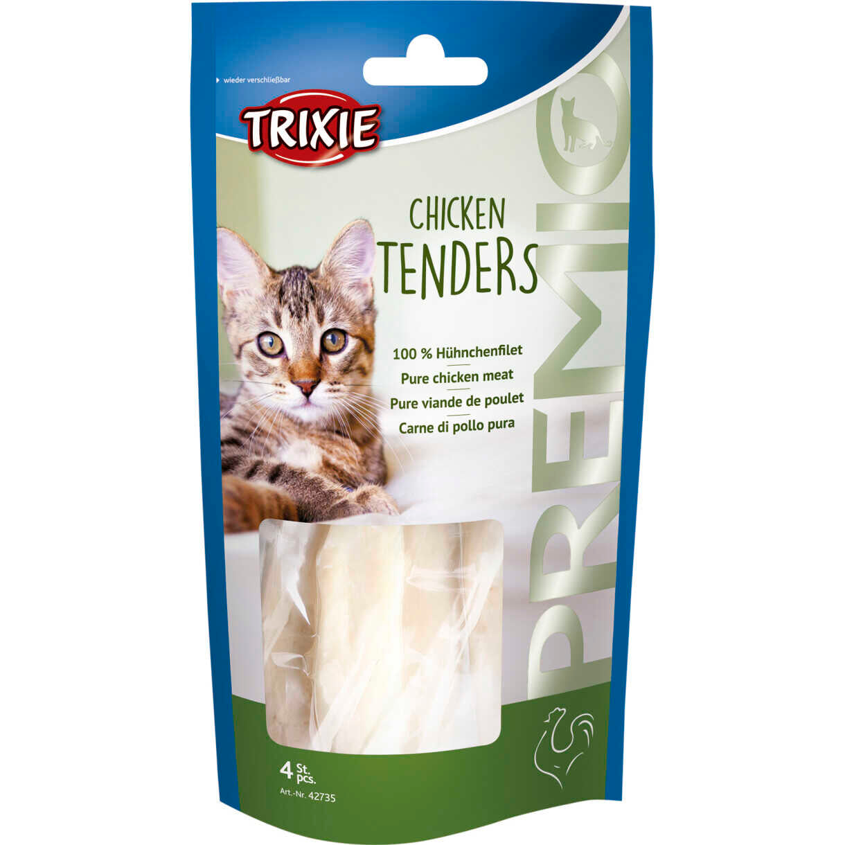 Trixie Katzenleckerli mit weichem Huhn 4 Stück - 70 g
