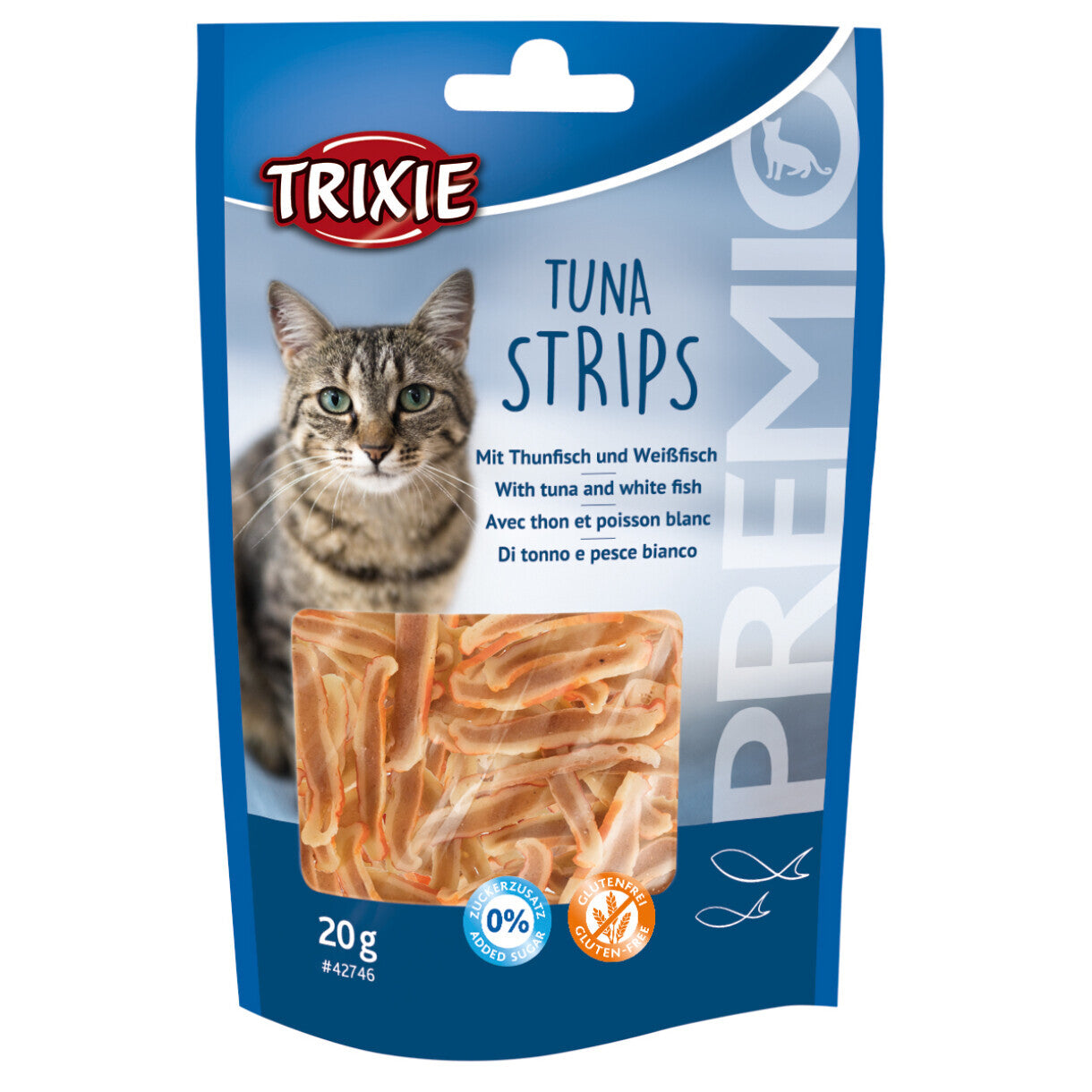 Trixie Cat Treats mit Thunfischstreifen 20 g - gluten- und zuckerfrei