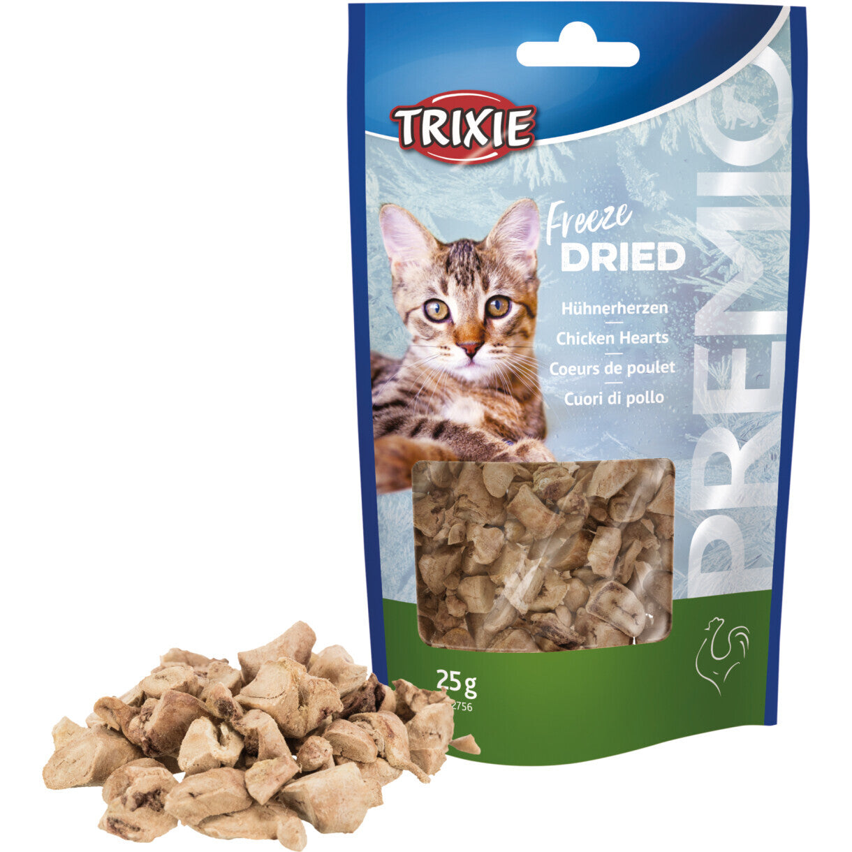 Trixie Katzensnack gefriergetrocknete Hühnerherzen 25 g