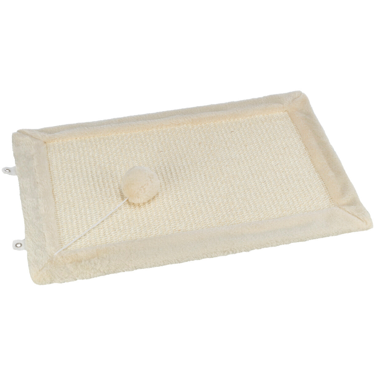 Trixie Katze Kratzmatte mit Plüsch 55 x 35 cm braun