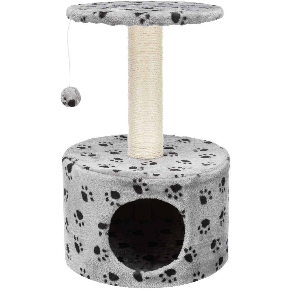 Trixie Katzenkratzbaum Toledo 61 cm mit grauen Pfoten