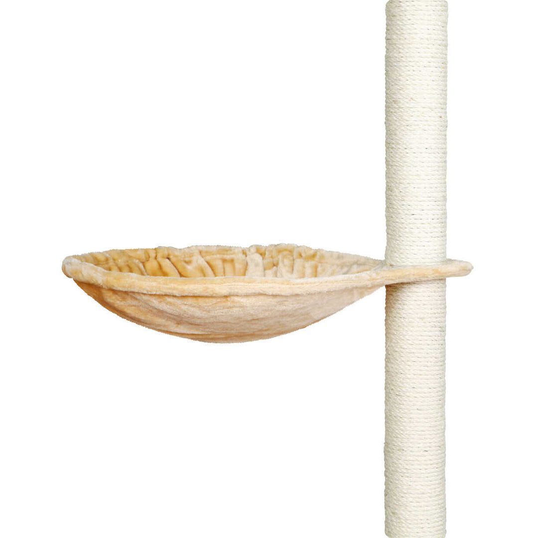 Trixie Hängende Ablage für Kratzbaum mit Rahmen für Katzenumgebung - beige ø 45 cm