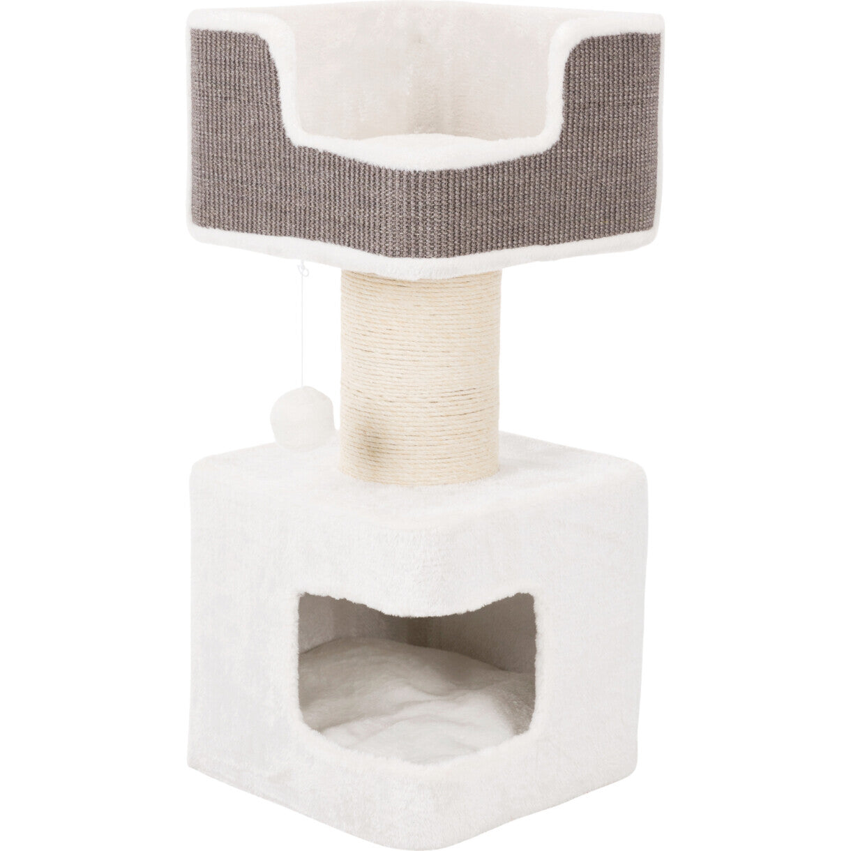 Trixie Ava Kratzbaum 86 cm weiß und grau