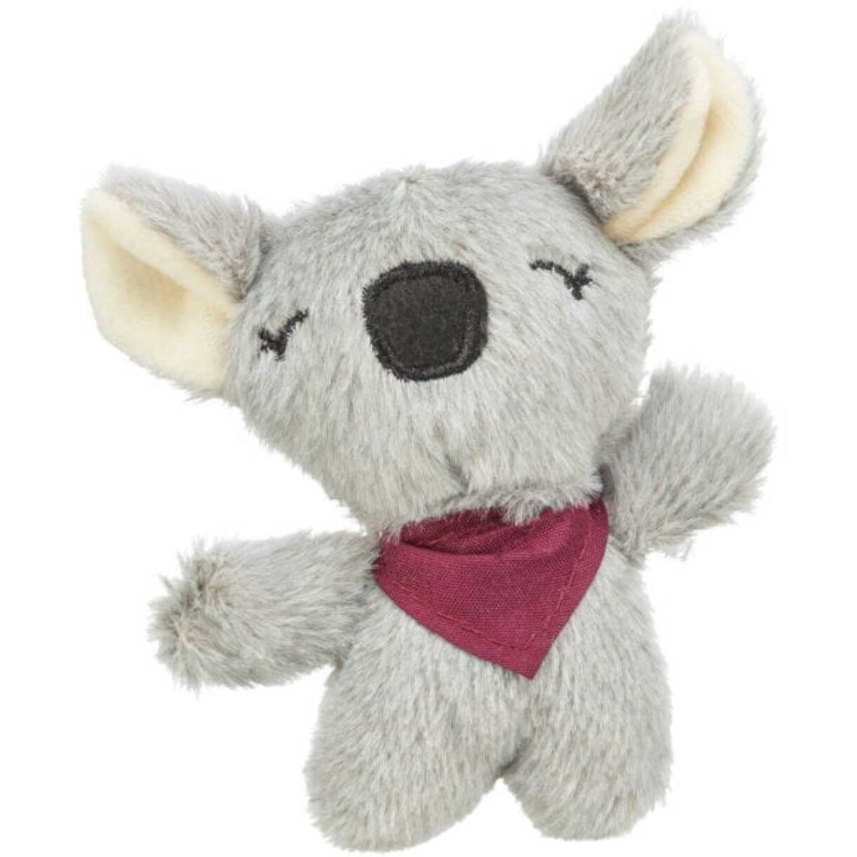 Trixie Katzenspielzeug Koala Plüsch 12 cm mit Katzenminze