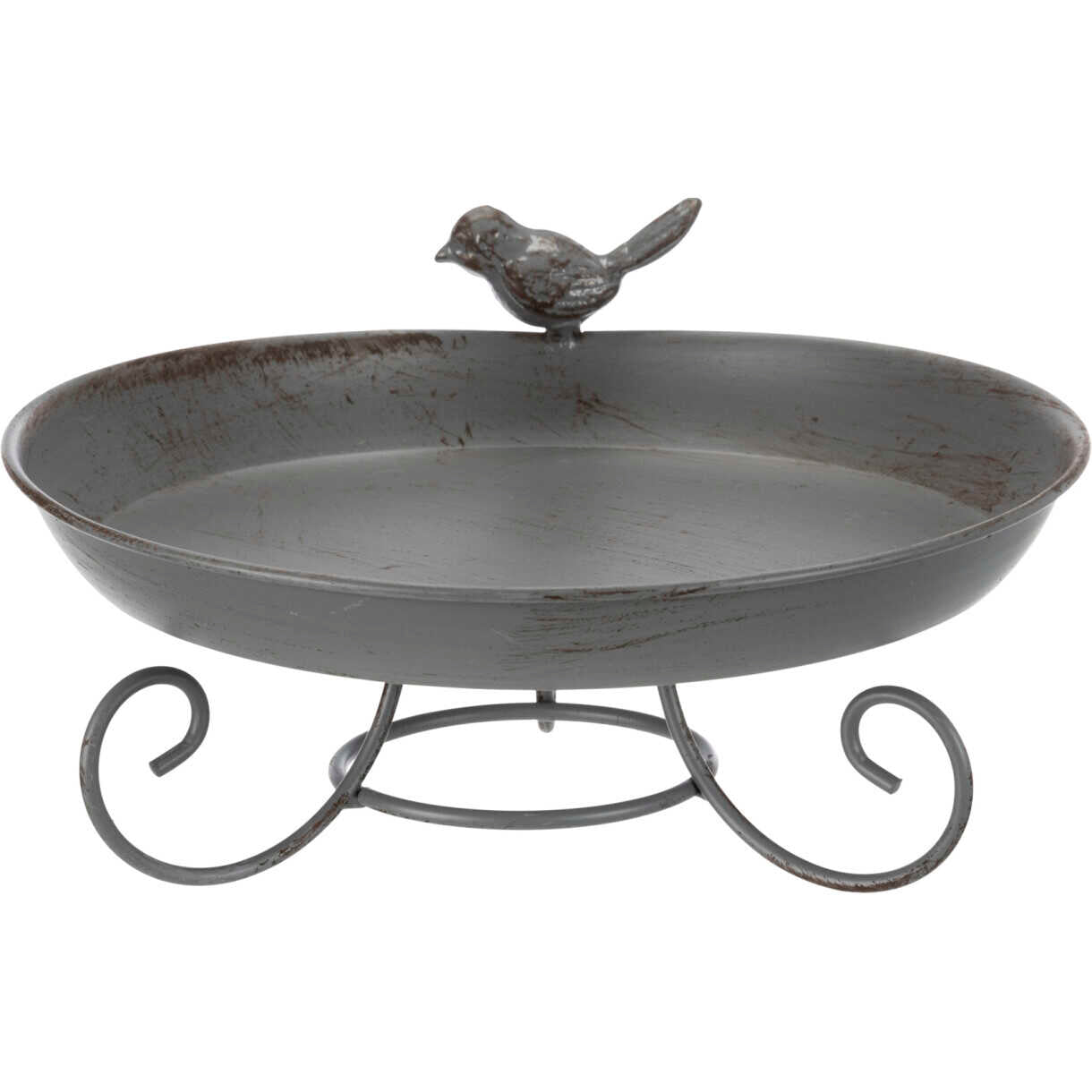 Trixie Vogeltränke mit Metallsockel 800 ml Grau