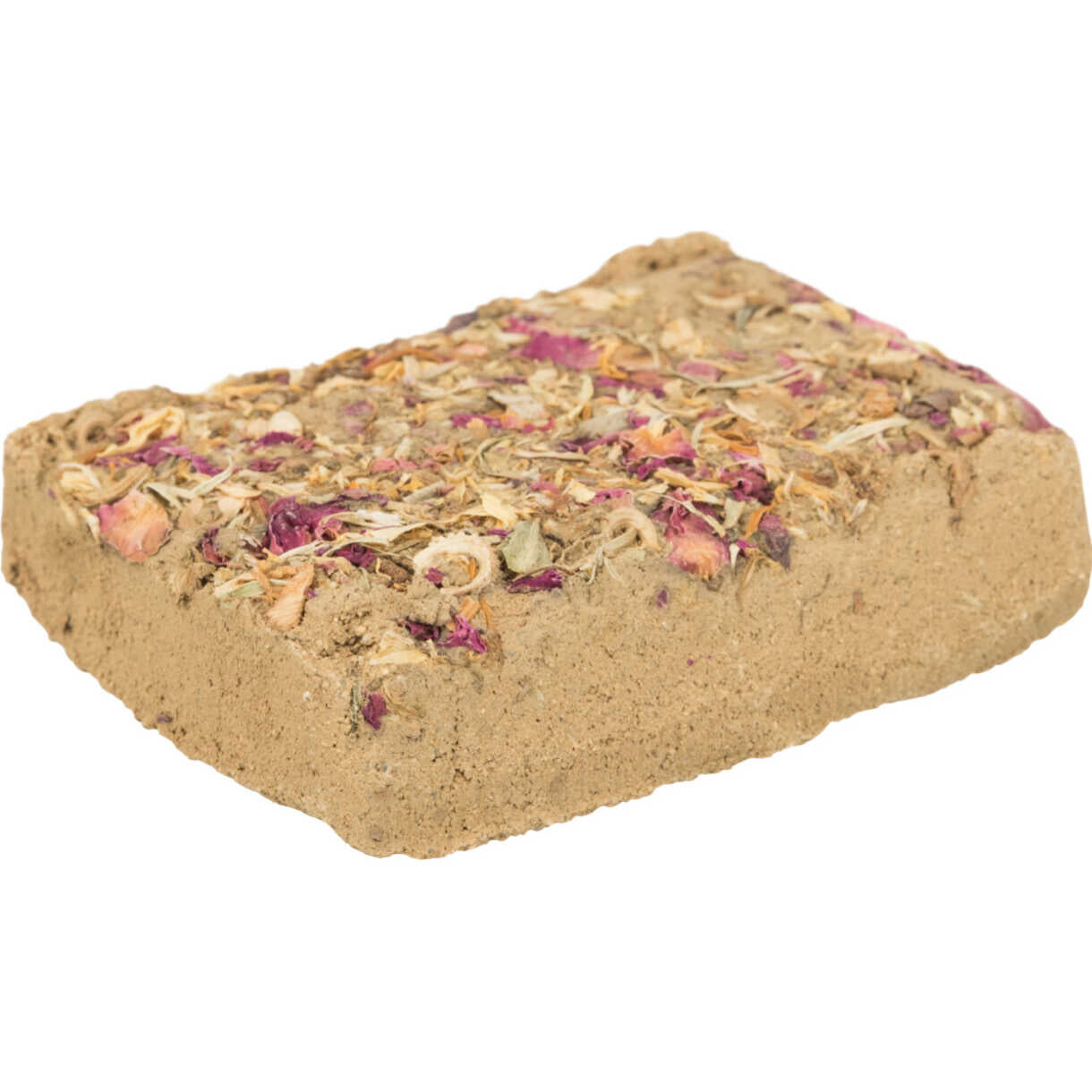 Trixie Nagetier Leckerbissen gut für die Zähne Tonziegel mit Blumen 100 g