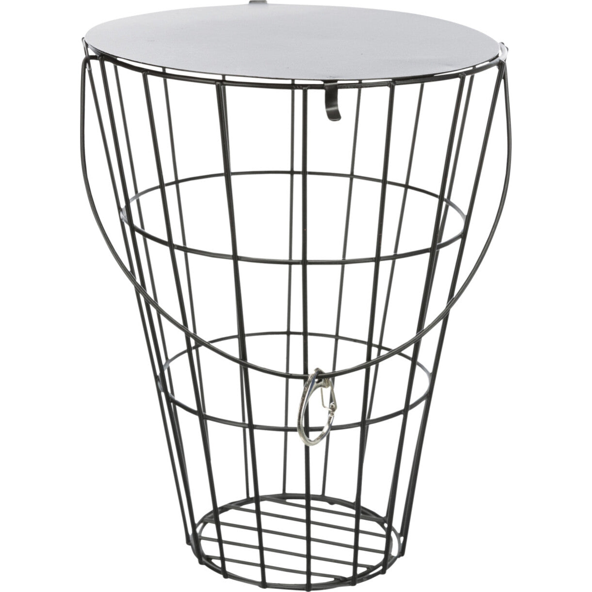 Trixie Heuraufe für Kaninchen und Meerschweinchen mit Metalldeckel 21 cm