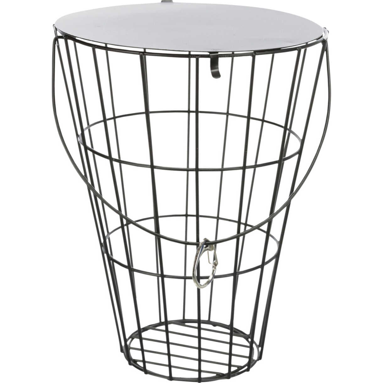 Trixie Heuraufe für Kaninchen und Meerschweinchen mit Metalldeckel 21 cm