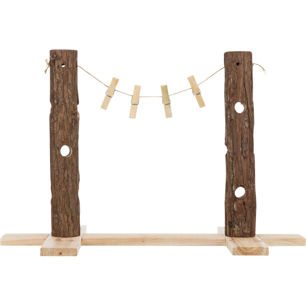 Trixie Natural Living Duo Futter Holz 53 x 34 x 25 cm