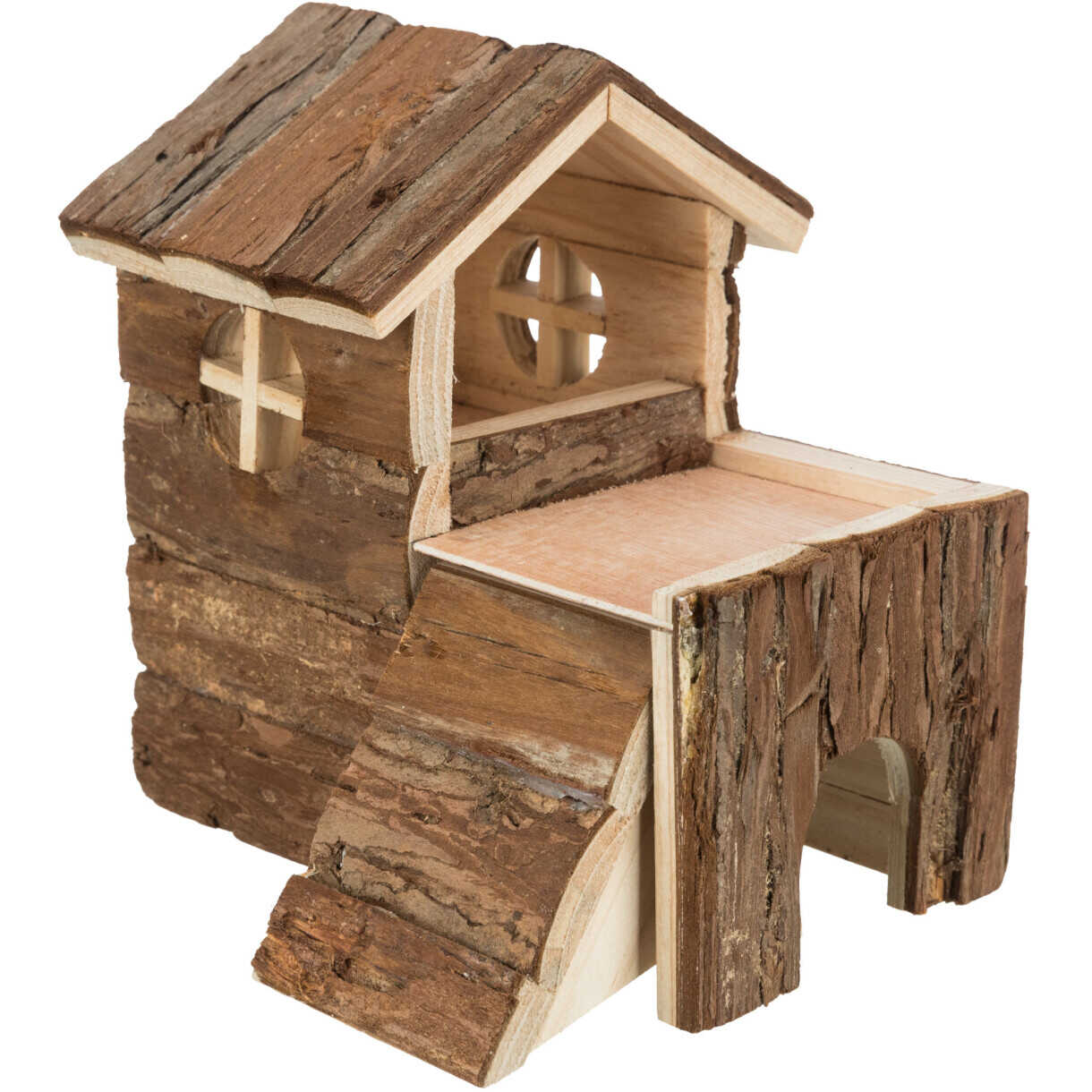 Trixie Hamsterhaus Blockhaus Bjork - 15 x 15 x 16 cm