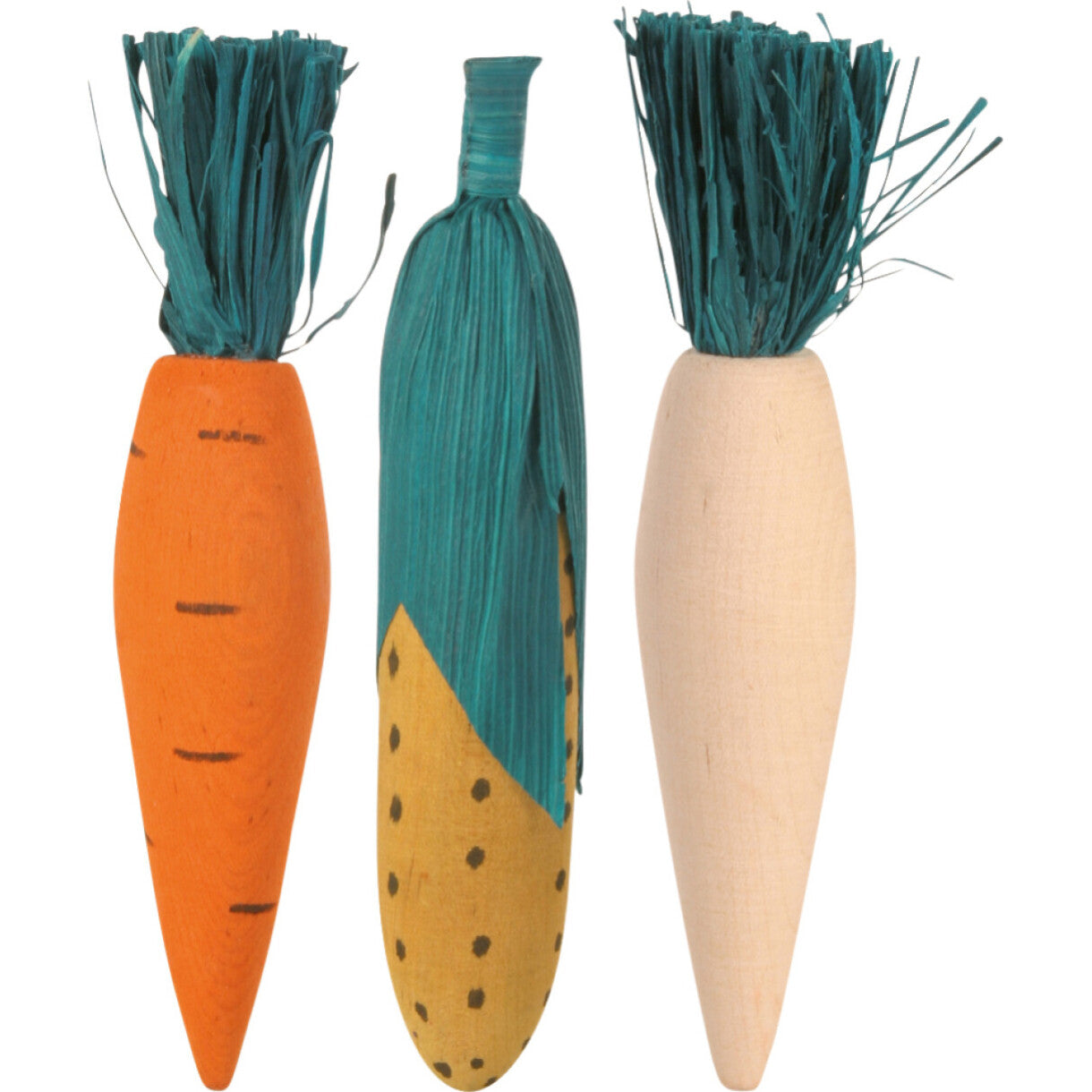 Trixie Nagerbaum-Set mit Stroh 3 Stück - 10 cm