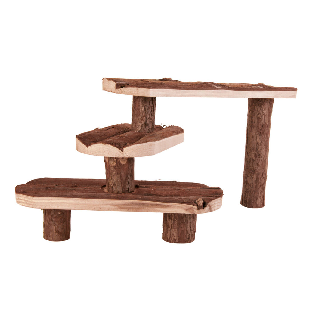 Trixie Naturholztreppe für Kaninchen und Meerschweinchen 38 x 24 cm