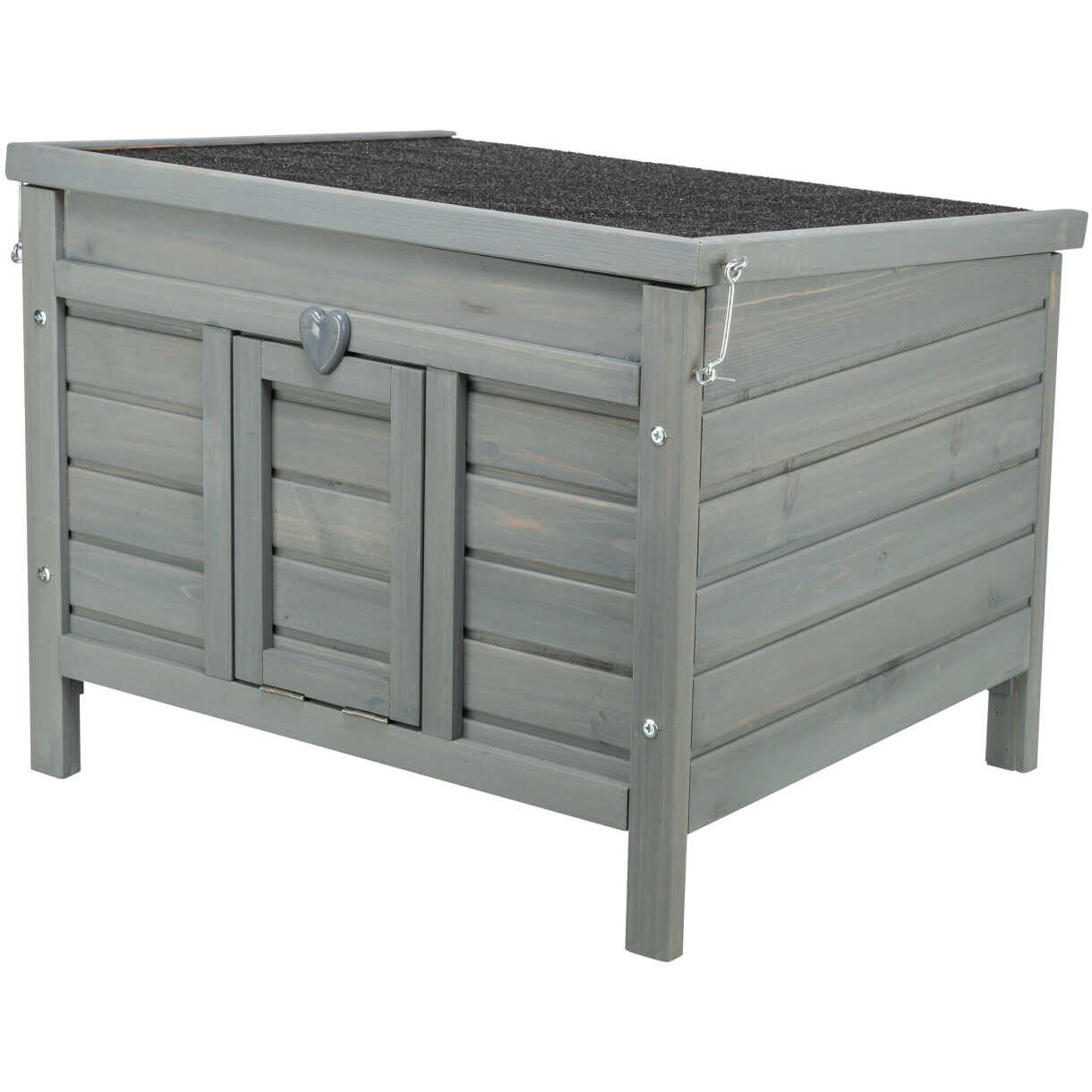 Trixie Außenhaus für Kleintiere, 60 × 47 × 50 cm, grau