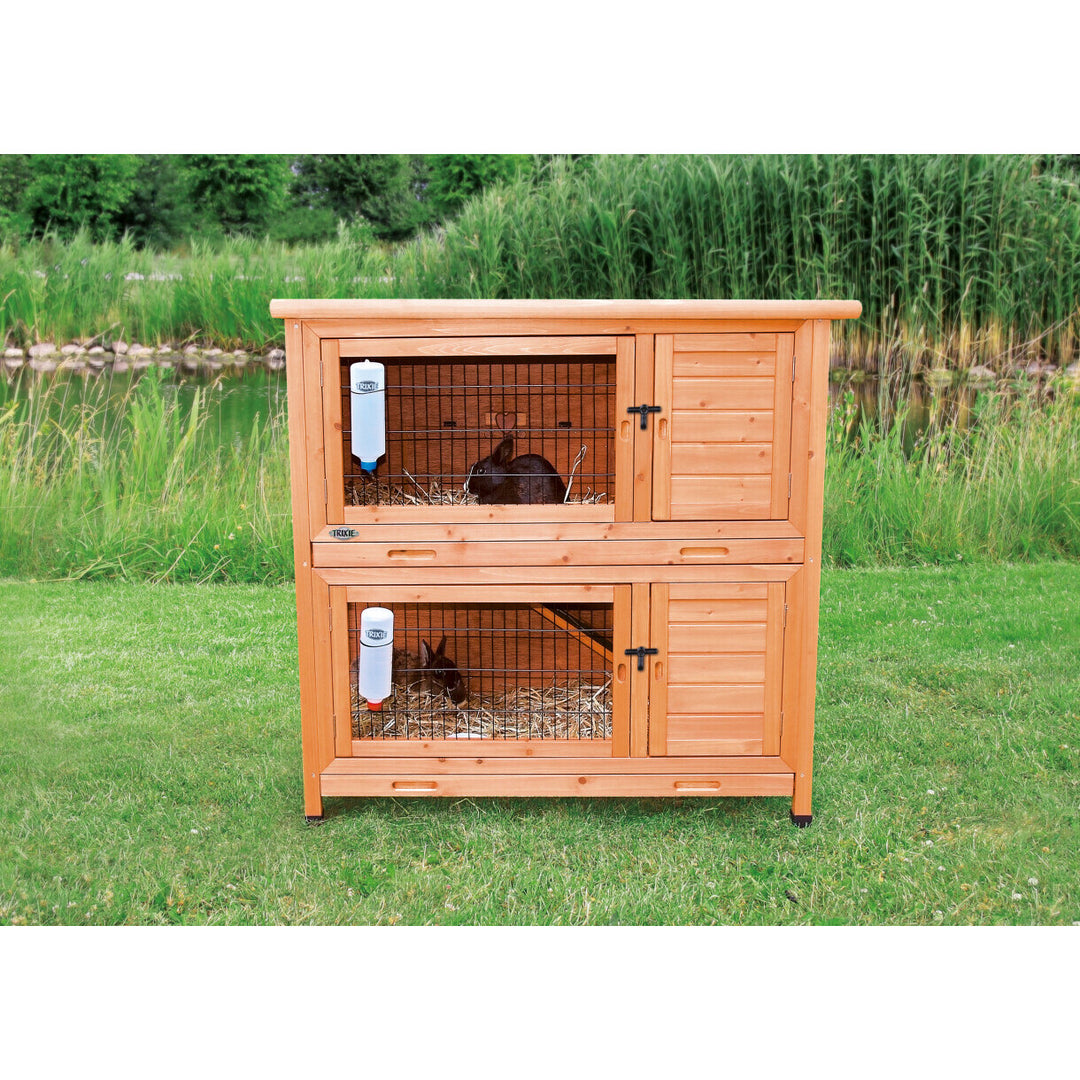 Trixie Outdoor-Kaninchenkäfig Pernille 116 x 111 x 65 cm - 2 Ebenen