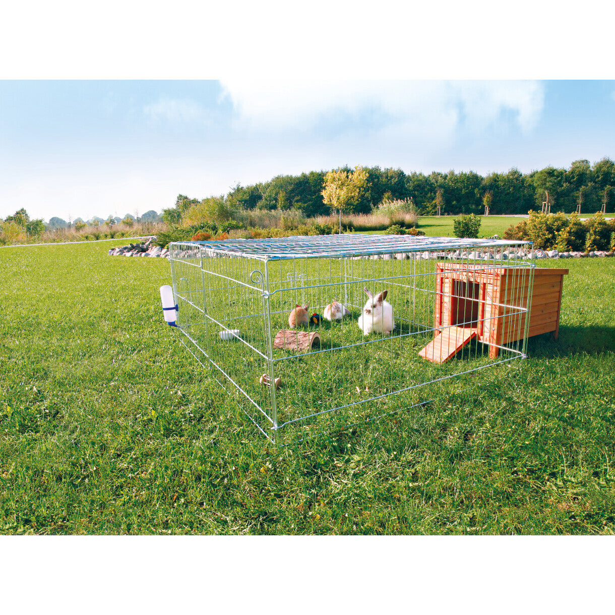 Trixie natura Kaninchengehege mit Deckel