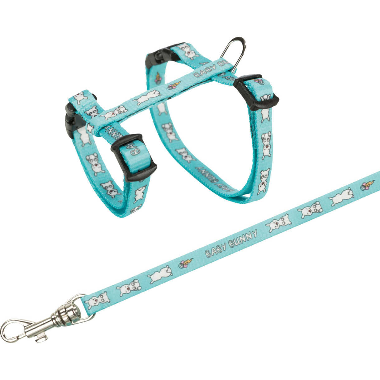 Trixie Zwergkaninchengeschirr mit Leine - Umfang 20 - 33 cm - diverse Farben