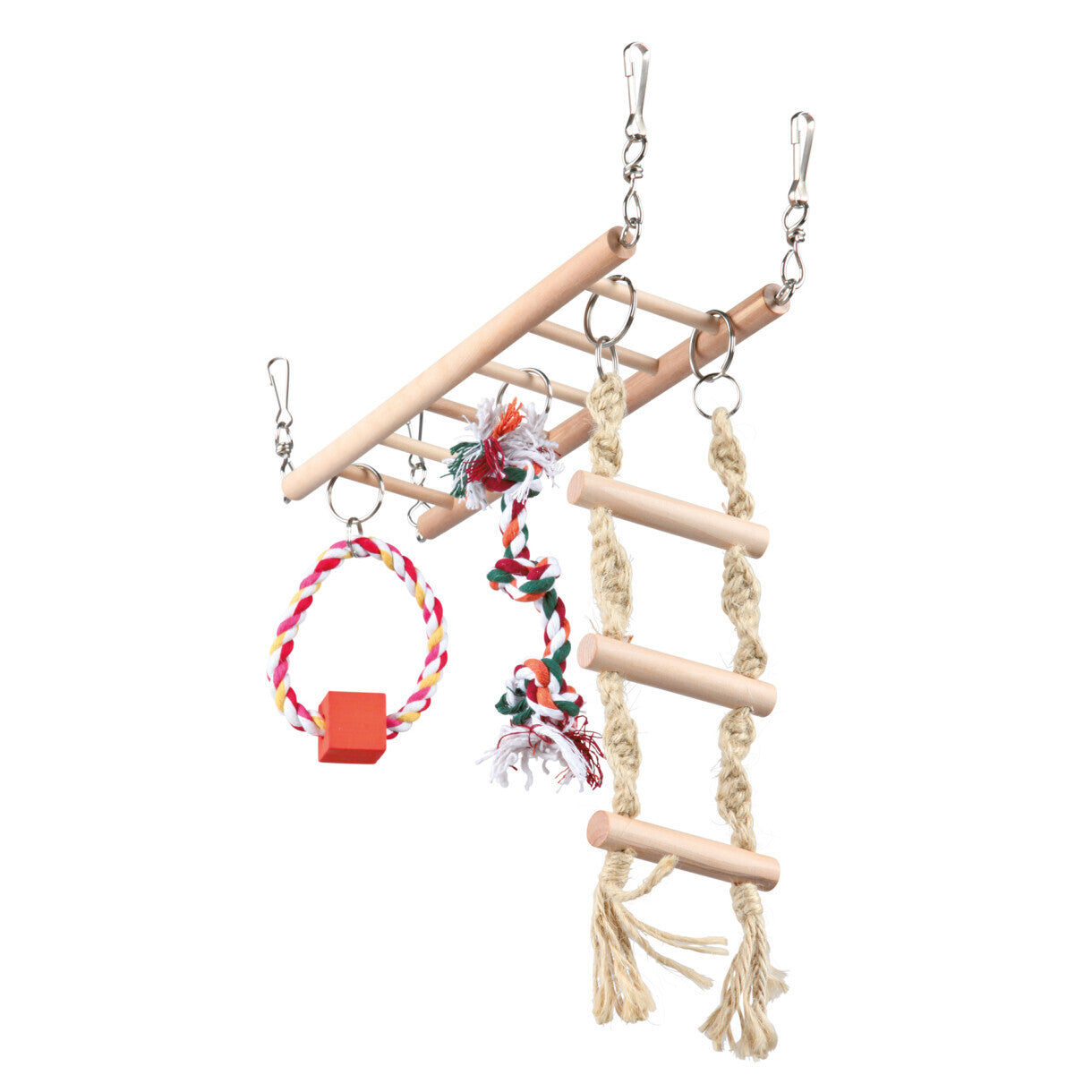 Trixie Play Leiter/Hängebrücke für Hamster, Mäuse, Ratten und Frettchen