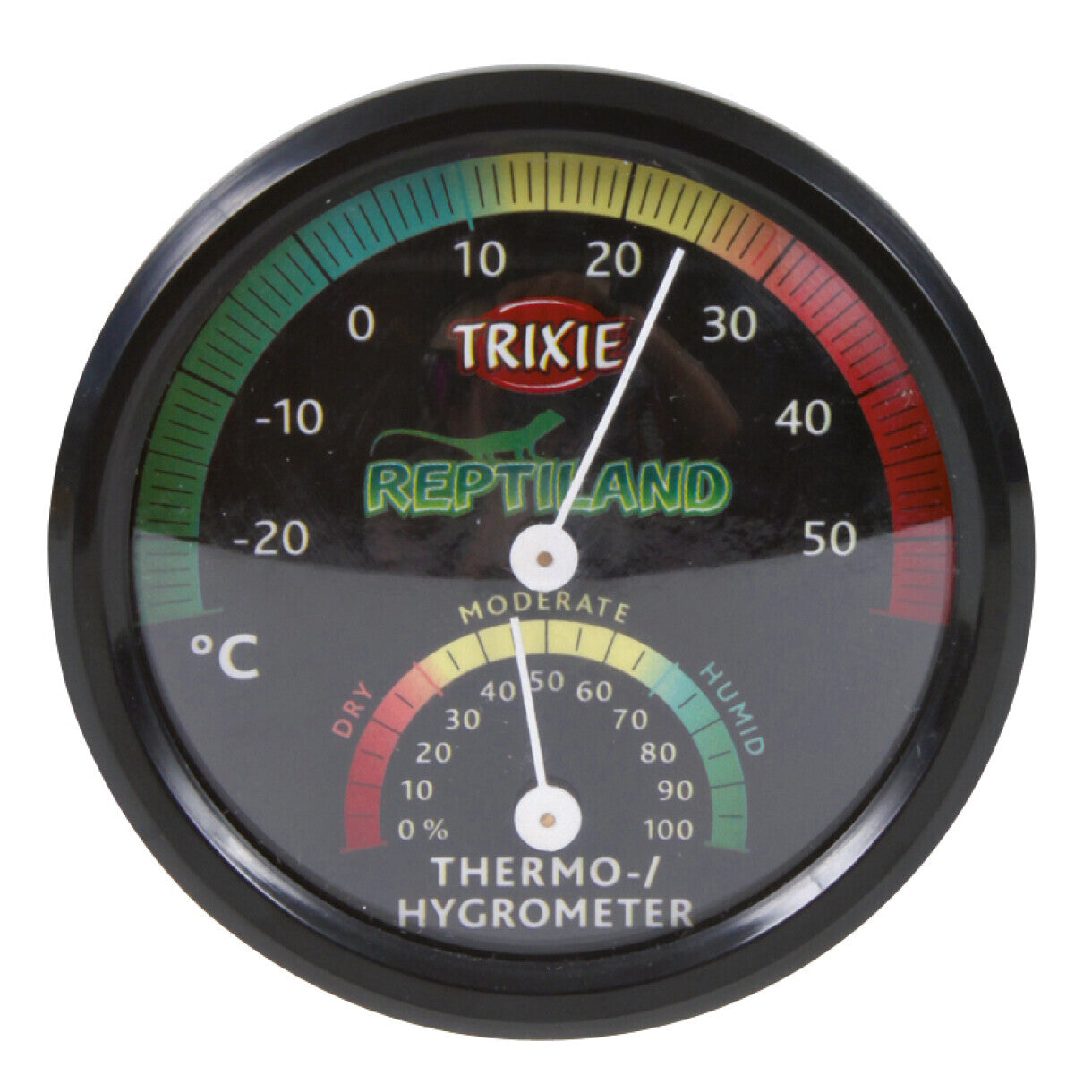 Trixie Terrarium Thermo- und Hygrometer analog, ø7,5 cm