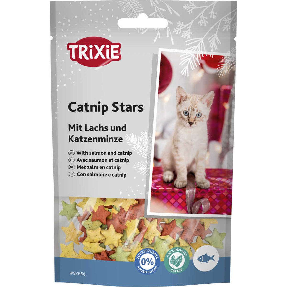 Trixie Xmas Stars (Lachs mit Katzenminze)