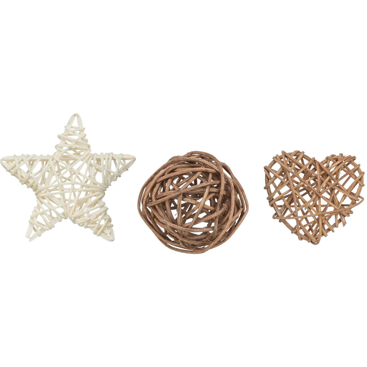 Trixie Xmas Rattan-Set, 3-teilig