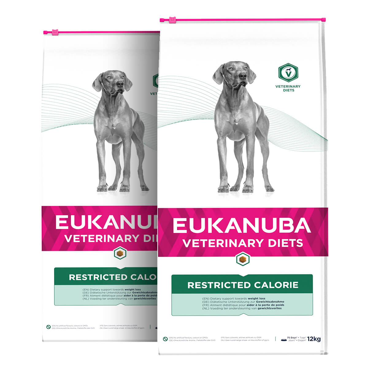 2 x 12 kg Eukanuba Hundefutter Tierärztliche Diät - für Hunde, die abnehmen müssen