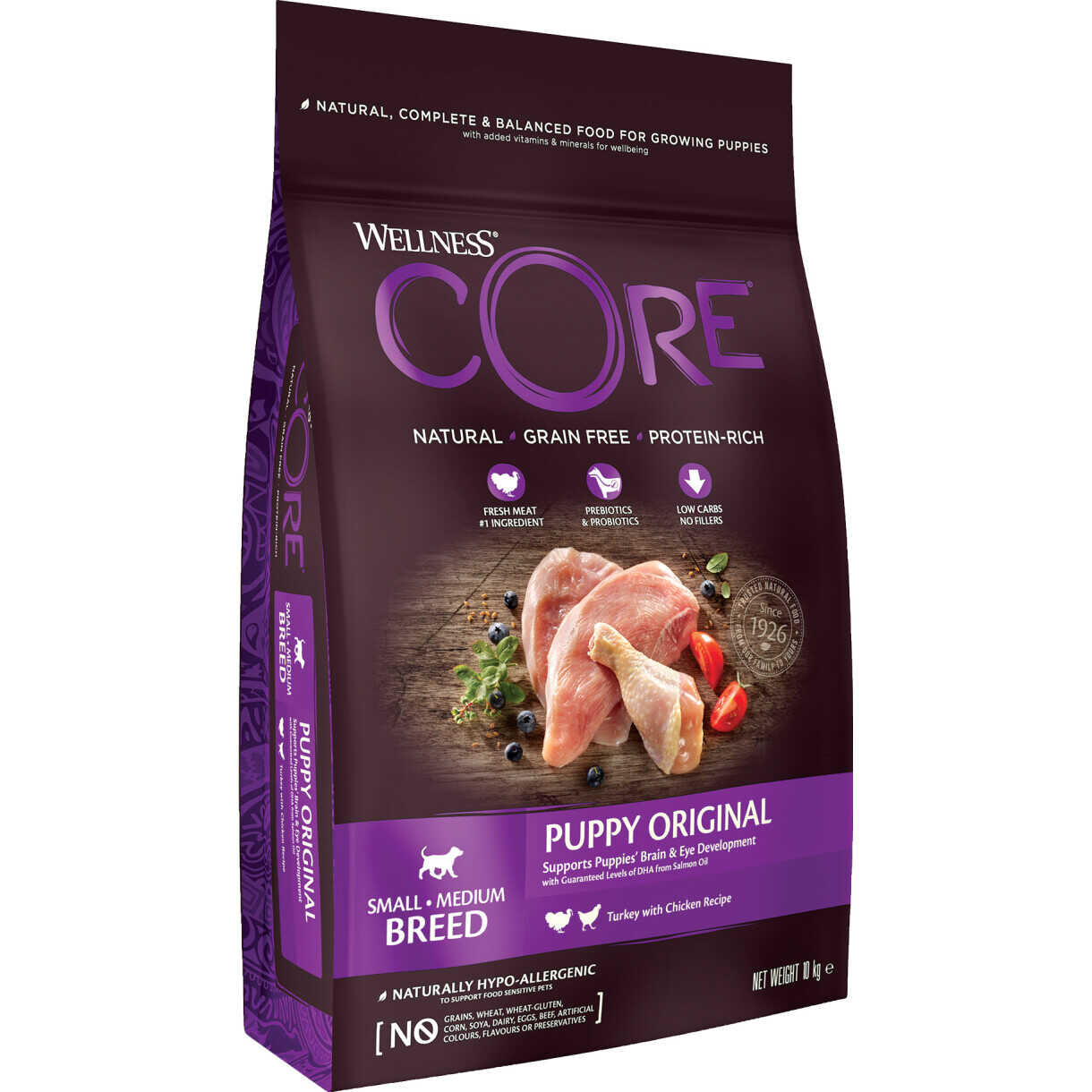 10 kg CORE Welpen-Hundefutter mit Huhn - getreidefrei