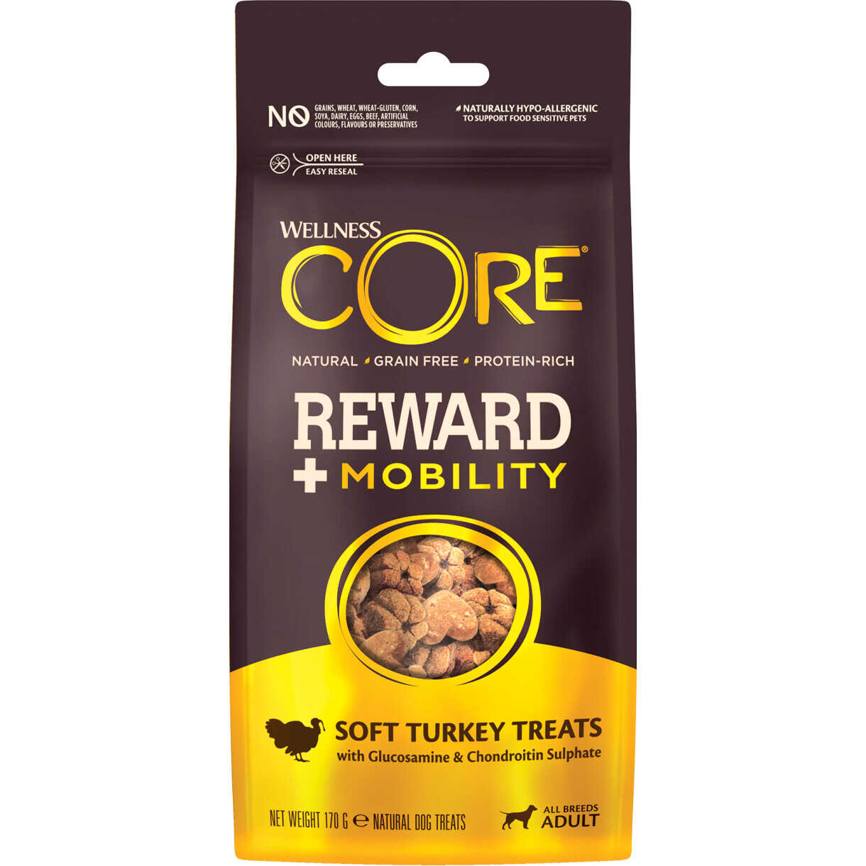 170 g CORE Reward+ Mobility Hundeleckerli - getreidefrei