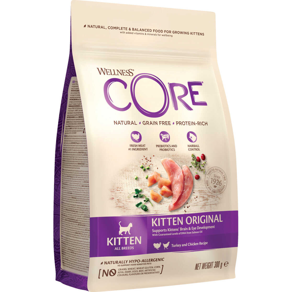 300 gr CORE Kätzchenfutter mit Pute und Huhn - getreidefrei